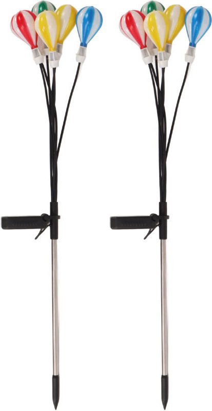 2 Sets Solar Firefly Lights Helle Farbe warmer led Easy Installation Gartenpfahl für Outdoor Yard Teichdekoration - Eosn...