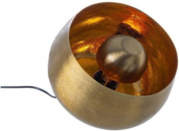 Tischlampe Ishan gold D.28x24.5h aus Metall