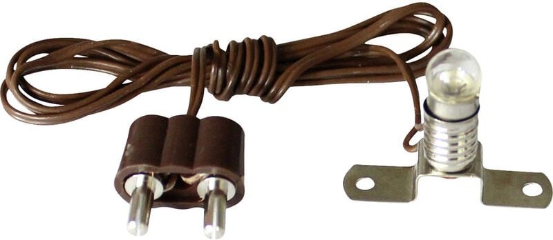 Kahlert Licht 60606 Beleuchtung Glühlampe mit Metallsteg Klar E5.5 3.5 V