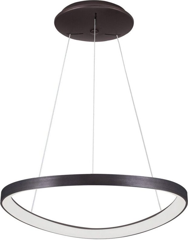 Morphi - Moderner LED-hängender Anhänger Kaffee gebürstet, warmweiß 3000K 2640lm dimmbar - Italux