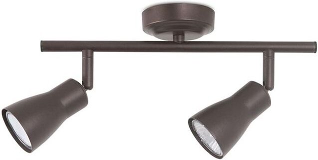 Proyector Ip20 Safran Double Gu10 8W Marrón 1099Lm