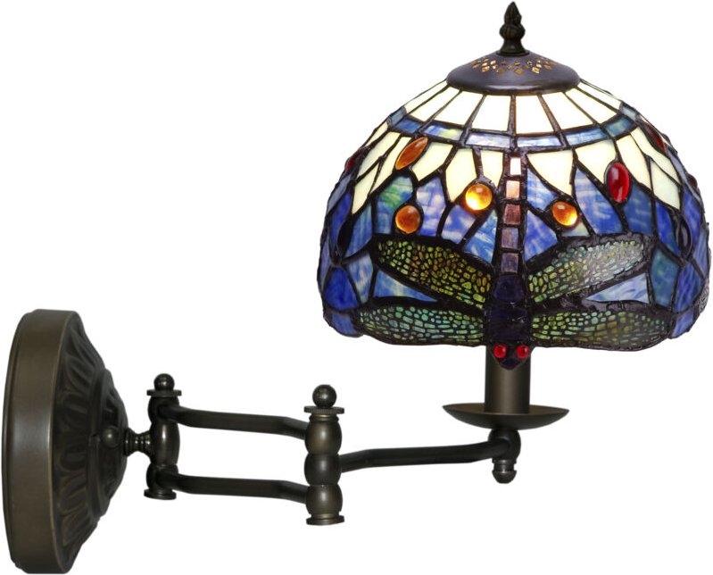 Wandleuchte mit beweglichem Arm, Durchmesser 20 cm, Serie Belle Epoque