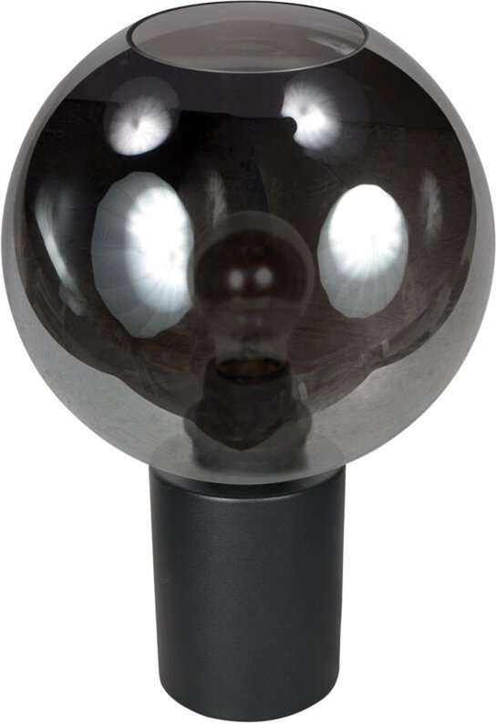 Steinhauer - tischlampe - Bloeba - schwarz - glas metall - Ø 25cm