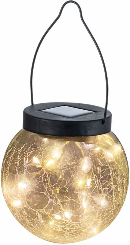 Trendline - led Solarleuchte Kugel hängend 12 cm Solarleuchte