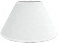 Fabrilamp - fab 157321401 Klarer Lampenschirm Weiße Klammer 14dx8dx9,5h Geschlossen Konisch