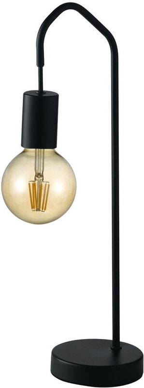 Meinewunschleuchte - Außergewöhnliche led Tischlampe schwarz - minimalistische Designerlampe