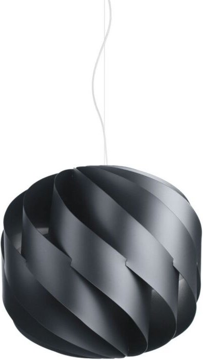 Linea Zero - Aufhängung 3 Lichter Schwarz aus verchromtem Metall Cm. 72 x 70 Std