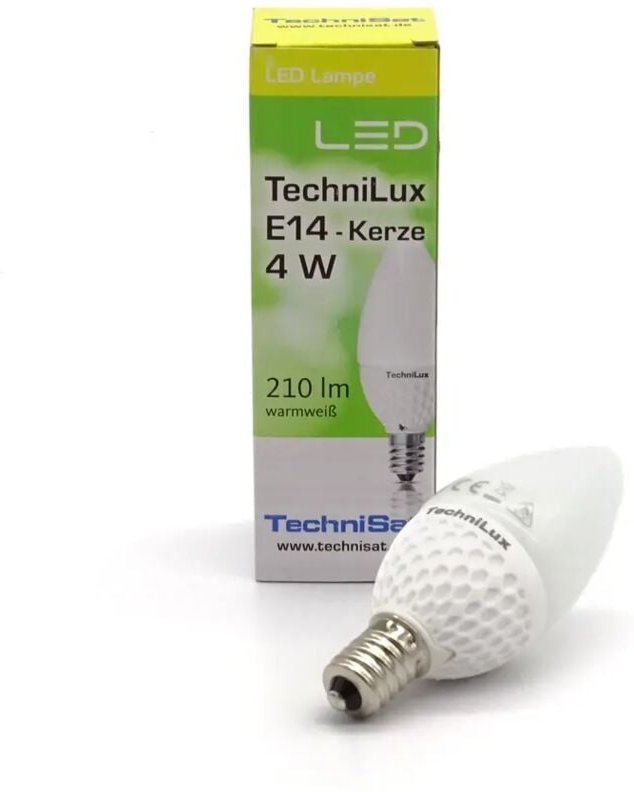 Technilux E14 Kerze 4w Milchglühbirne 0141/7704 01