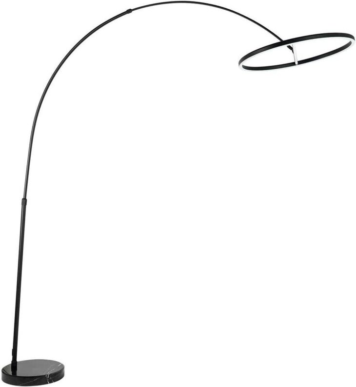 Thumbnail - Stehlampe (Bogenleuchte) 'Virvera' aus Aluminium für Wohnzimmer & Esszimmer von Lucande