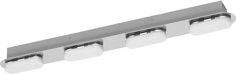 Smart led Badezimmerlampe chrome, 27W, 2800LM, 3000-6500K, 58cm, IP44, Orbis Duplo Wandleuchte, Badezimmerleuchte mit Wi...