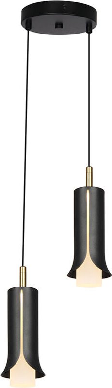 V-TAC Designer-Deckenleuchte – IP20 – Sandfarben Schwarz + Gold – 10 W – 1200 Lumen – 3000 K