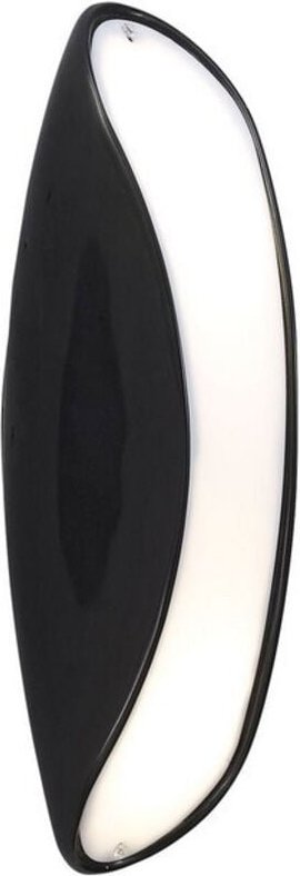 Inspired Mantra Fusion Pasion Pasion Wandleuchte, 2-flammig, E27, glänzendes Schwarz/weißes Acryl/poliertes Chrom, Kompa...