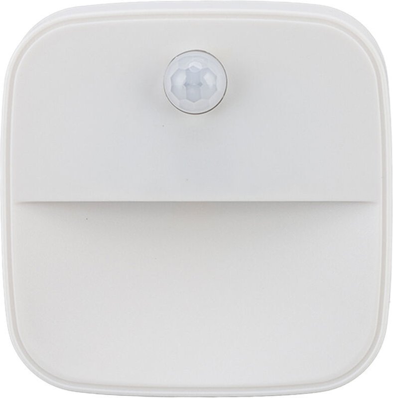 Jeffergarden - Luz nocturna con sensor de movimiento de 0,2 W, luz nocturna blanca cálida ABS, lámpara con sensor corpor...