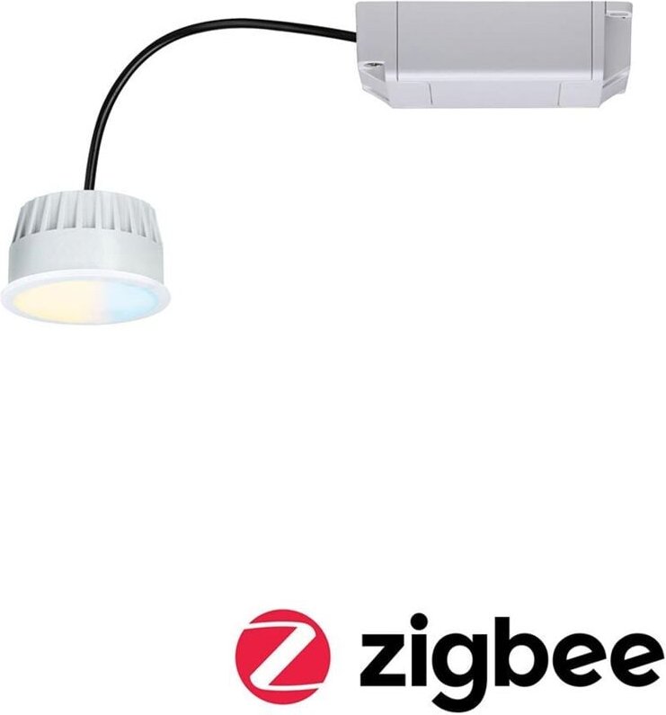 Paulmann - led Coin ZigBee LED-Bad-Einbauleuchte eek: g (a - g) led Satin
