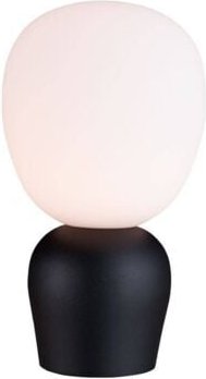 Thumbnail - Belid Buddy - 1 Light Globe Tischlampe Schwarze Struktur, Opal, G9