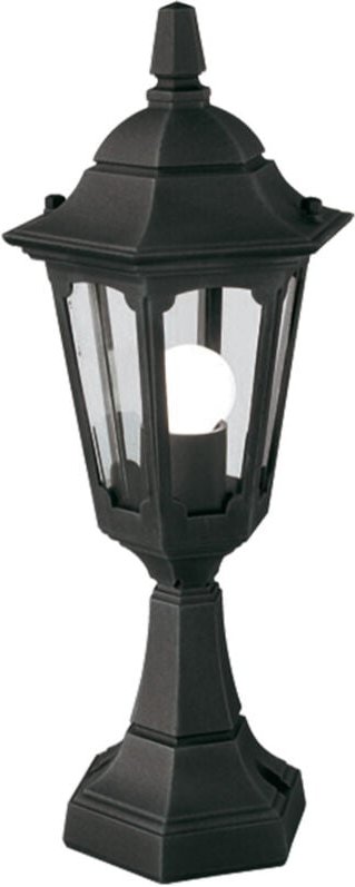 Elstead - Parish - 1 leichte Außenpodestlaterne schwarz IP44, E27