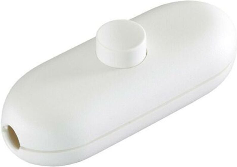 InterBär Schnurschalter Weiß 1 x Aus/Ein 2 a 1 St.