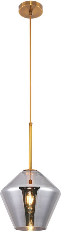 Privatefloor - Kristall-Deckenlampe - Diamant-Design-Pendelleuchte - Alon Grau transparent