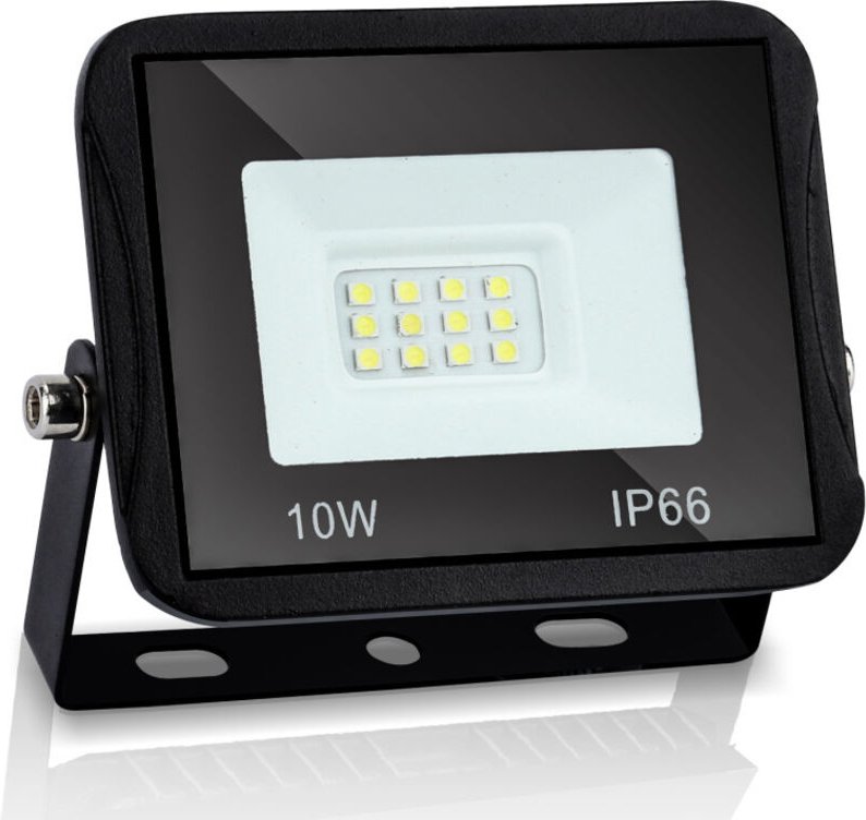 SWANEW 10W LED Strahler Außen, 900LM 6000K Superhell LED Fluter IP66 Wasserfest Außenstrahler, 230V Kaltweiß LED Flutlic...