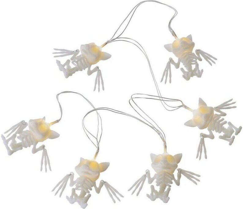 Halloween-Dekoration My Other Me Bunt Skelett Katze