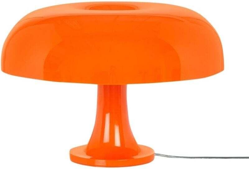 Lampe de table champignon Lampe de table LED Lampe simple pour la décoration de la chambre (Couleur : Orange, Taille : E...