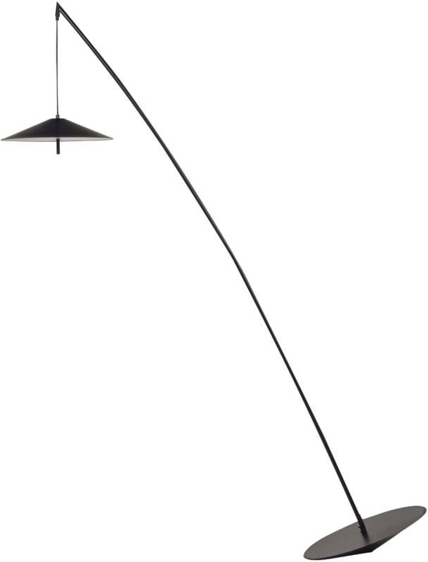LED Stehlampe COMALIE Metall Schwarz
