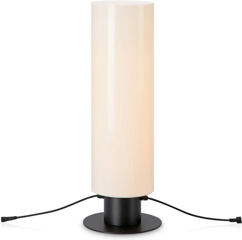 Garden Zylinder Tischlampe 70cm 12W Weiß, IP44 - Markslojd