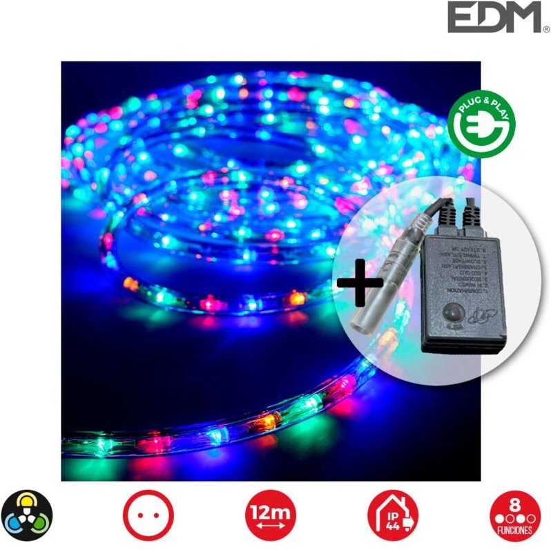 EDM - Kit flexiled 12m multifunction multicolour