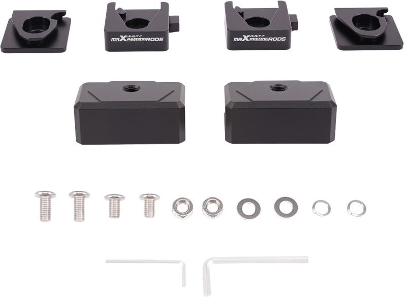 LED Lichthalterung Universal Motorhaube Halter For PKW SUV Truck 1-6mm Aluminium