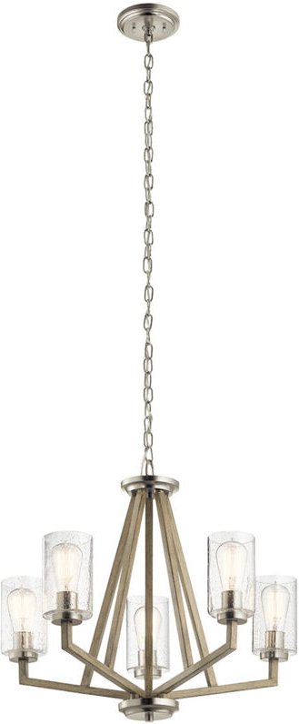 Kichler - Elstead Deryn Mehrarm-Pendelleuchte Distressed Antique Grey