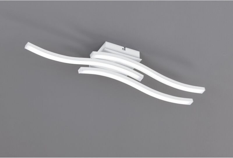 Moderne Deckenleuchte 3 LED-Wellenstäbe 4000k Route White Trio Lighting