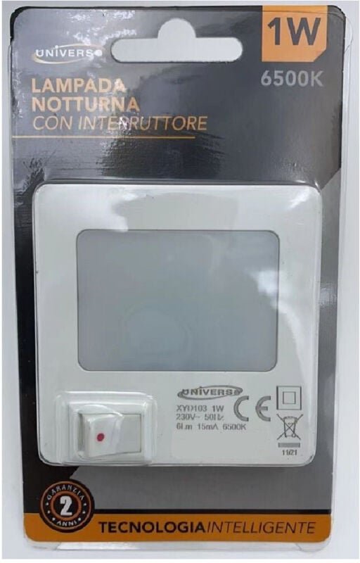 Trade Shop Traesio - Trade Shop - lampada led neuen 1W light fredda 6500K mit interruttor punto luce XYD103 -