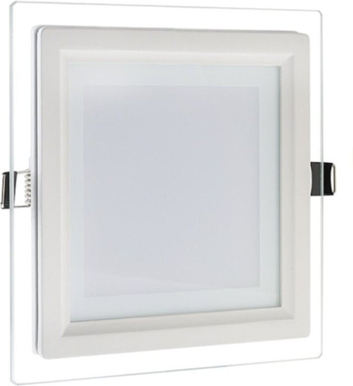 Trade Shop Traesio - Trade Shop - led slim vierer panel cornice glass 18W cct 3000K 6500K 4000K P165E-Q3C -