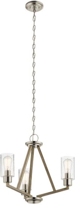 Elstead Kichler Deryn Mehrarm-Pendelleuchte Distressed Antique Grey