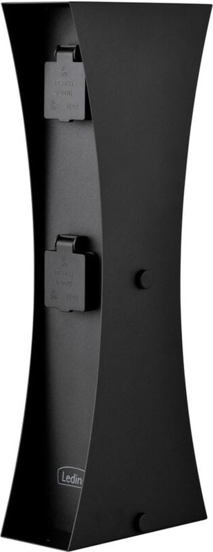 Thumbnail - Außen Strom Verteiler Veranda 4-fach Steck Dose Garten Edestahl Energie Säule Ledino 11790000002025
