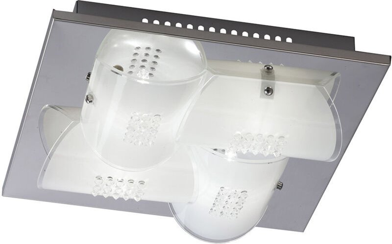 Italux Daze Moderne halbbündige Deckenleuchte mit 4 Leuchten, G9