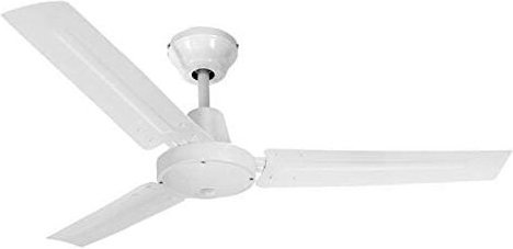 EDM - Deckenventilator Industriemodell white Leistung: 60w Flügel: ø140cm mit wandmontiertem Regler