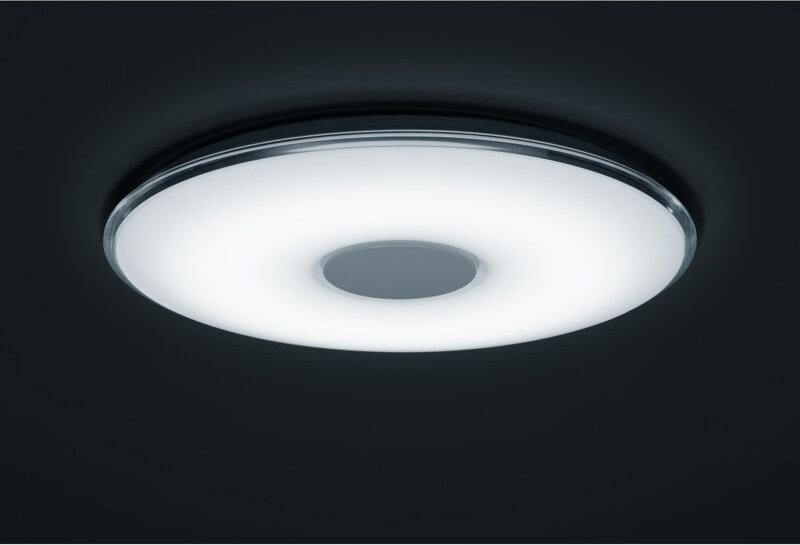 Tokio Led Deckenleuchte Dimmbar Nachtlichteffekt Ø60 cm Weiß Trio Beleuchtung