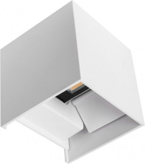 170362201 Wand De Wand 10w 6000k Segment White Ip65 10x10x10cm Aluminium 800lm Orientierbar - Fabrilamp