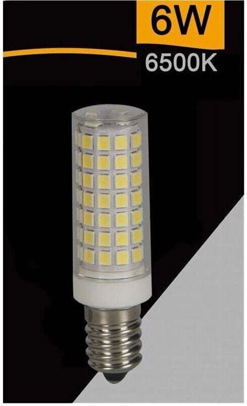 Vtizikl Vtizikl Led E14 6w 700lm Tubolare Luce Fredda Calda Naturale Sparac-e14-6w-ce1 - -Bianco Freddo -