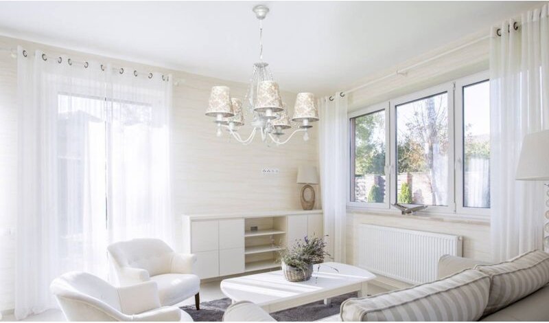 Hängelampe Marzano, Weiß