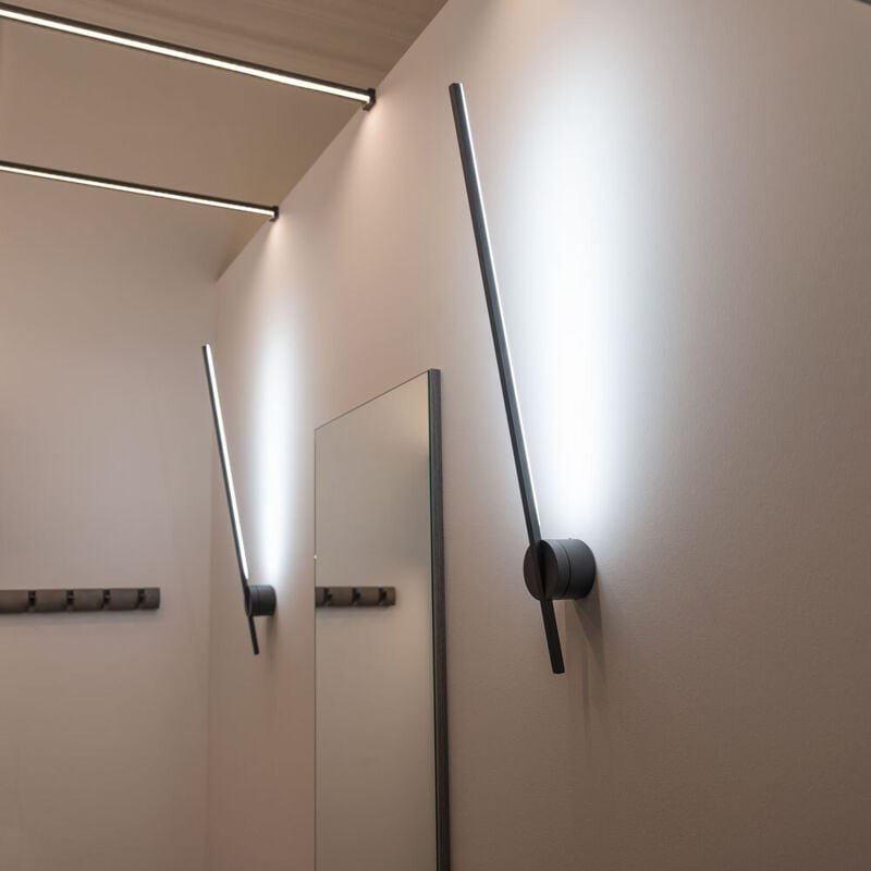 Fan Europe - ECO-Light led-shanghai-ap nero led-shanghai-ap nero LED-Wandleuchte 10 w led Schwarz