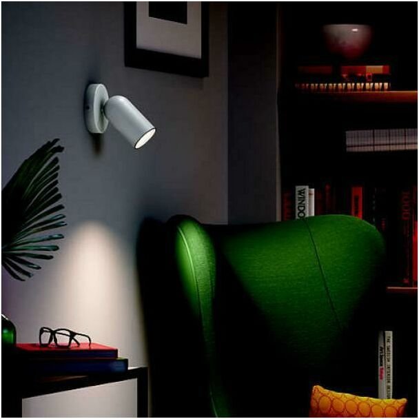 Philips - consumer spotlight pongee einzelfassung gu10 metall weiss 915005530501 5058131pn