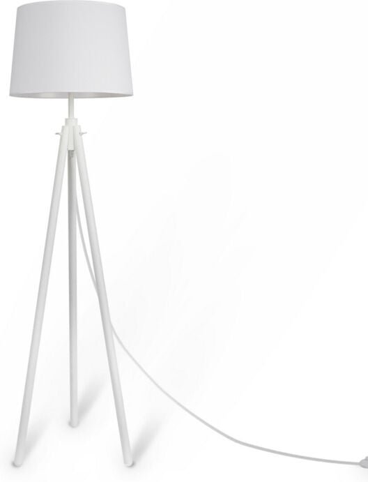 Maytoni Calvin Moderne Dreibein-Stehlampe Weiß 1xE27