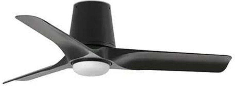 Hey tub s Schwarzer Deckenventilator mit Licht 33827-1TW