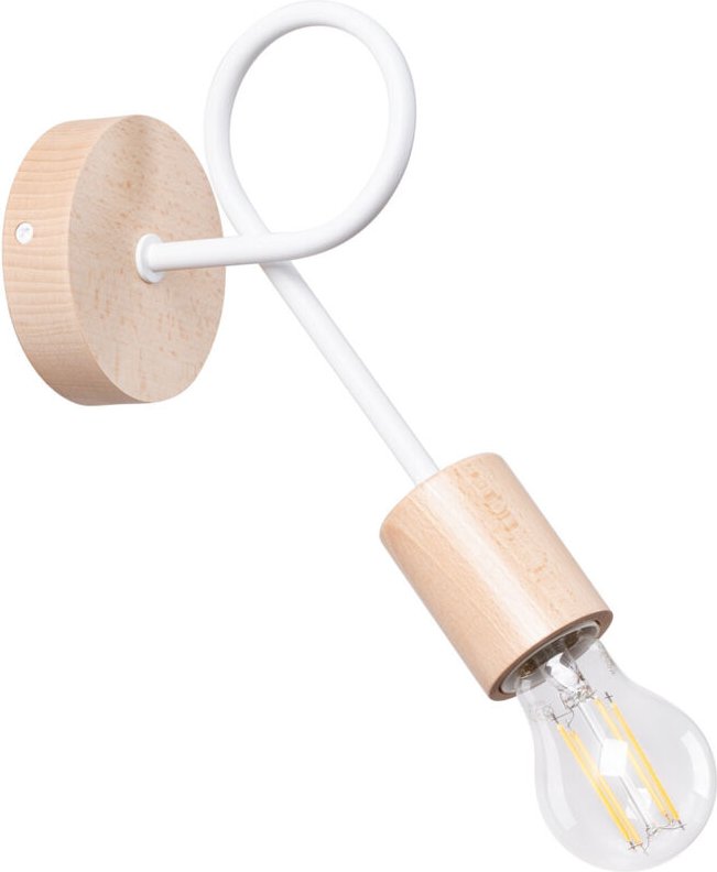 Sollux Ember Minimalistische Wandleuchte Weiß