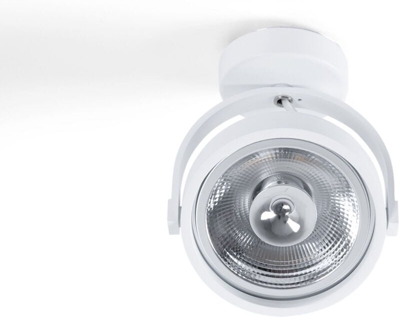 Verstellbarer Deckenstrahler iris + AR111 GU10 Glühbirne