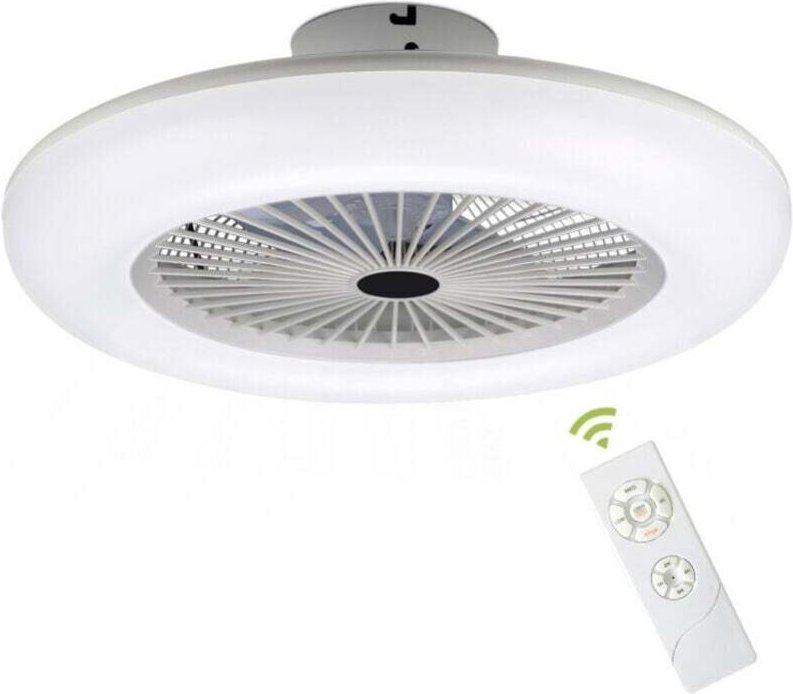 Deckenventilator mit Fernbedienung, dimmbare moderne Schlafzimmerlampe, 3 Farben für Wohnzimmer, Restaurant, Schlafzimme...