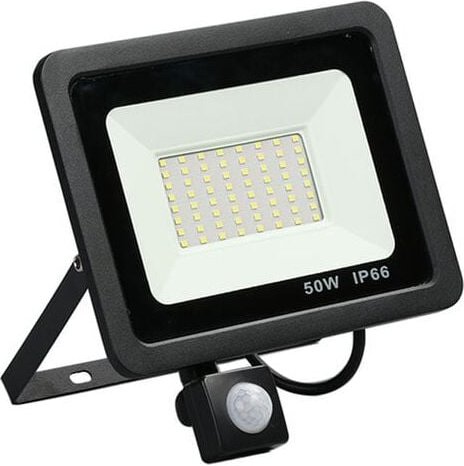 Thumbnail - 50W LED-Flutlicht mit Bewegungsmelder, LED-Außenstrahler, wasserdichtes IP66-LED-Flutlicht für den Außenbereich, 6500K K...