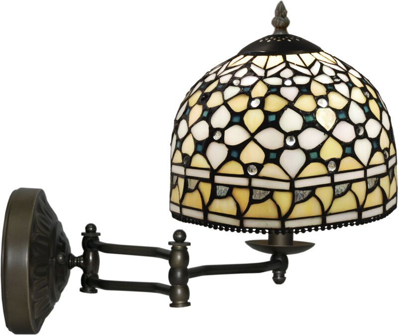 Wandleuchte mit beweglichem Arm, Durchmesser 20 cm, Quenn-Serie